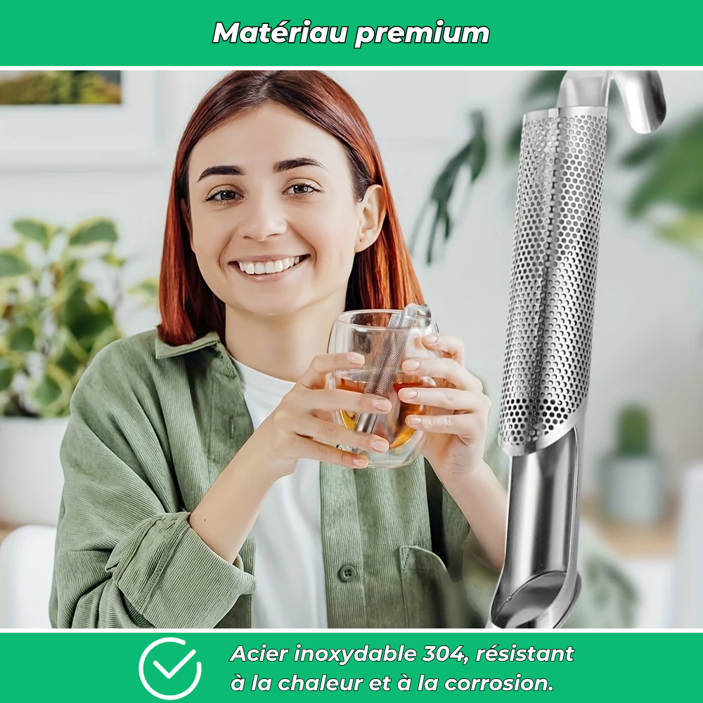 Infuzéo – Filtres à thé pratiques et élégants (pack de 2)