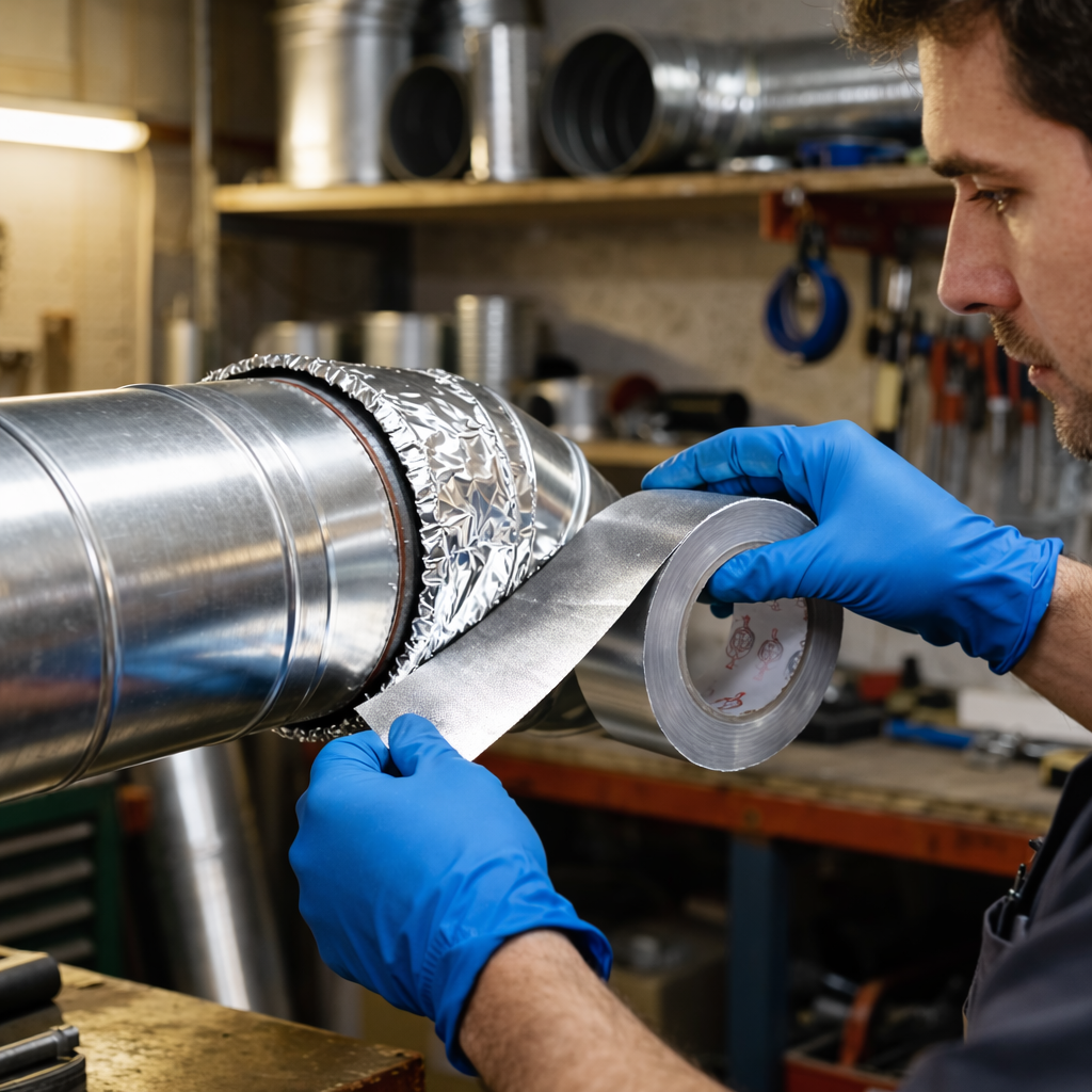 ThermoFix PRO | Ruban adhésif haute température aluminium 10 mètres