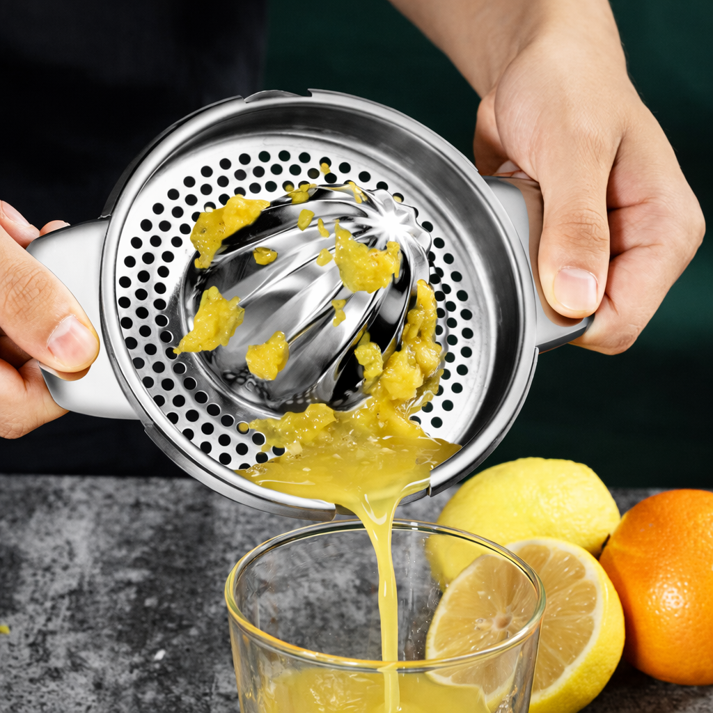 Presse-agrumes manuel en acier inoxydable professionnel grande capacité