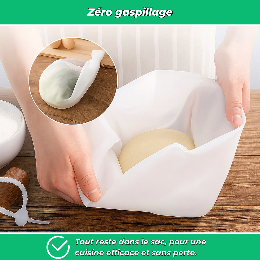 Pâti'Sac – Sac en silicone pour pétrir sans effort