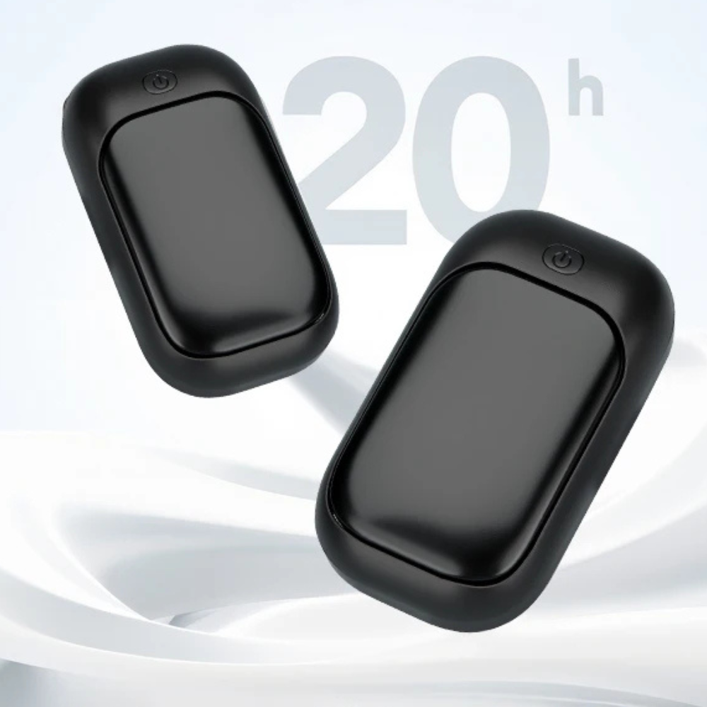 Warmix | Chauffe mains rechargeable réutilisable Lot de 2 portable double chaleur hiver