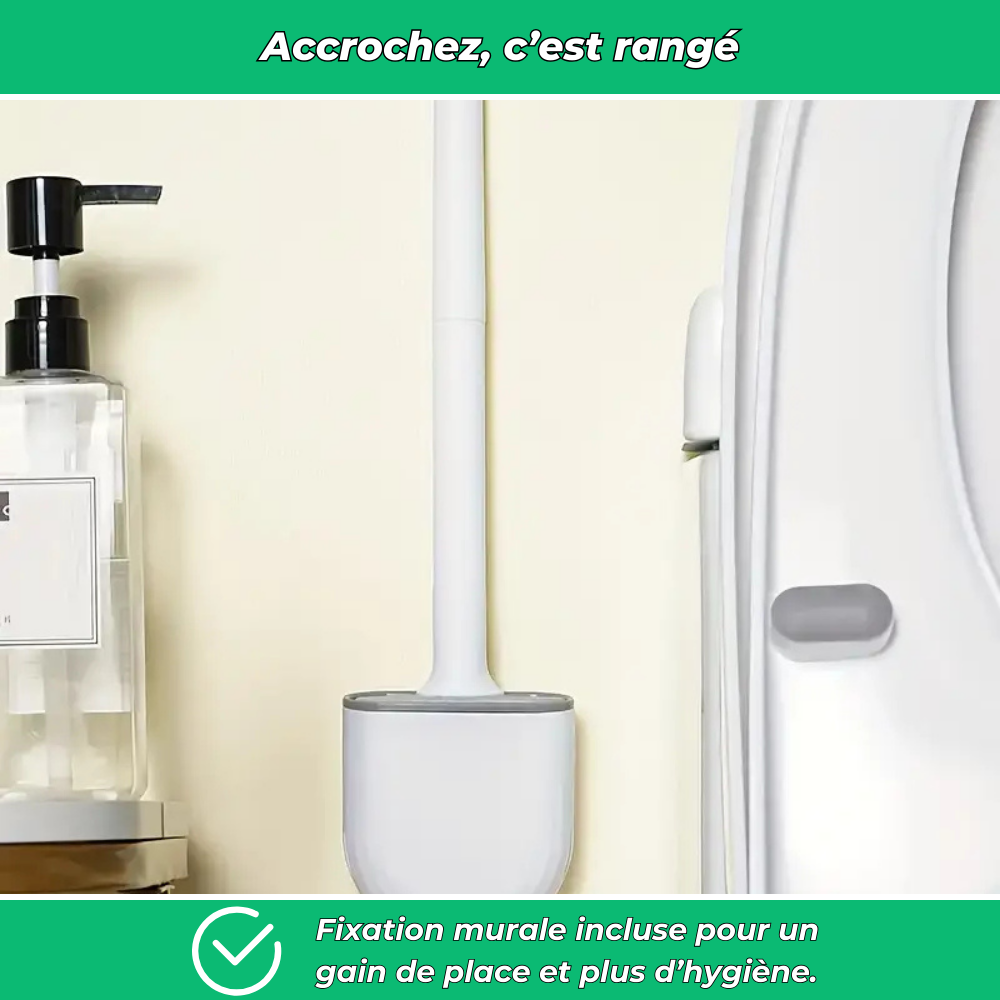 FlexiWC – Brosse WC en silicone souple et efficace