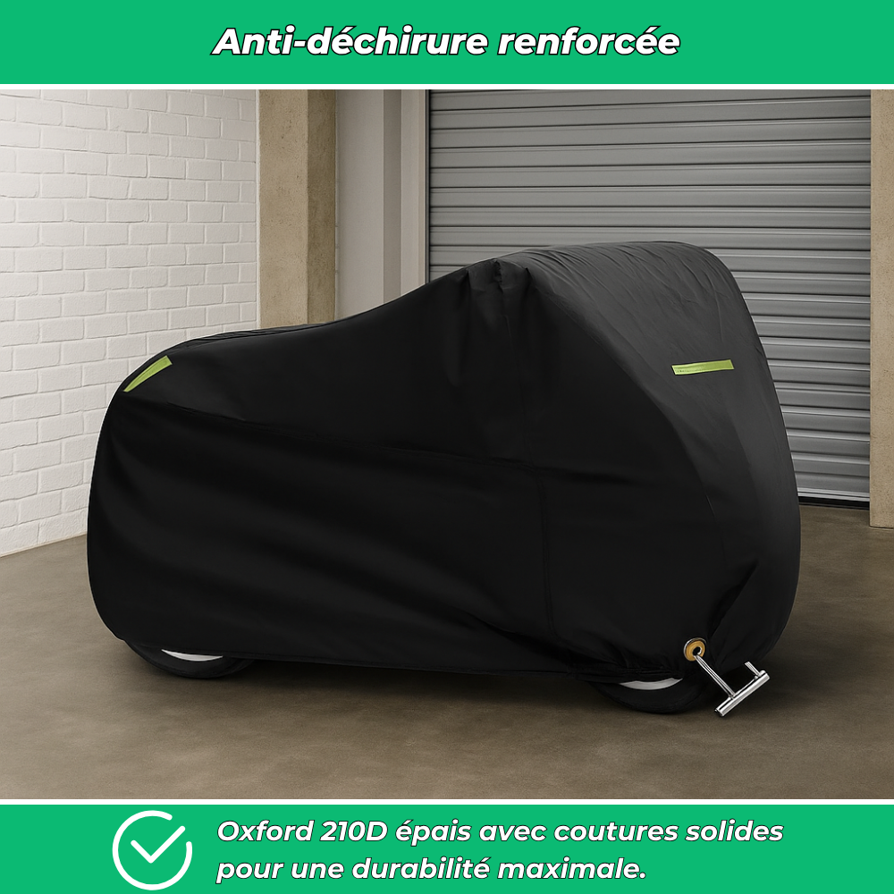 Housse de moto 210D imperméable et anti-UV