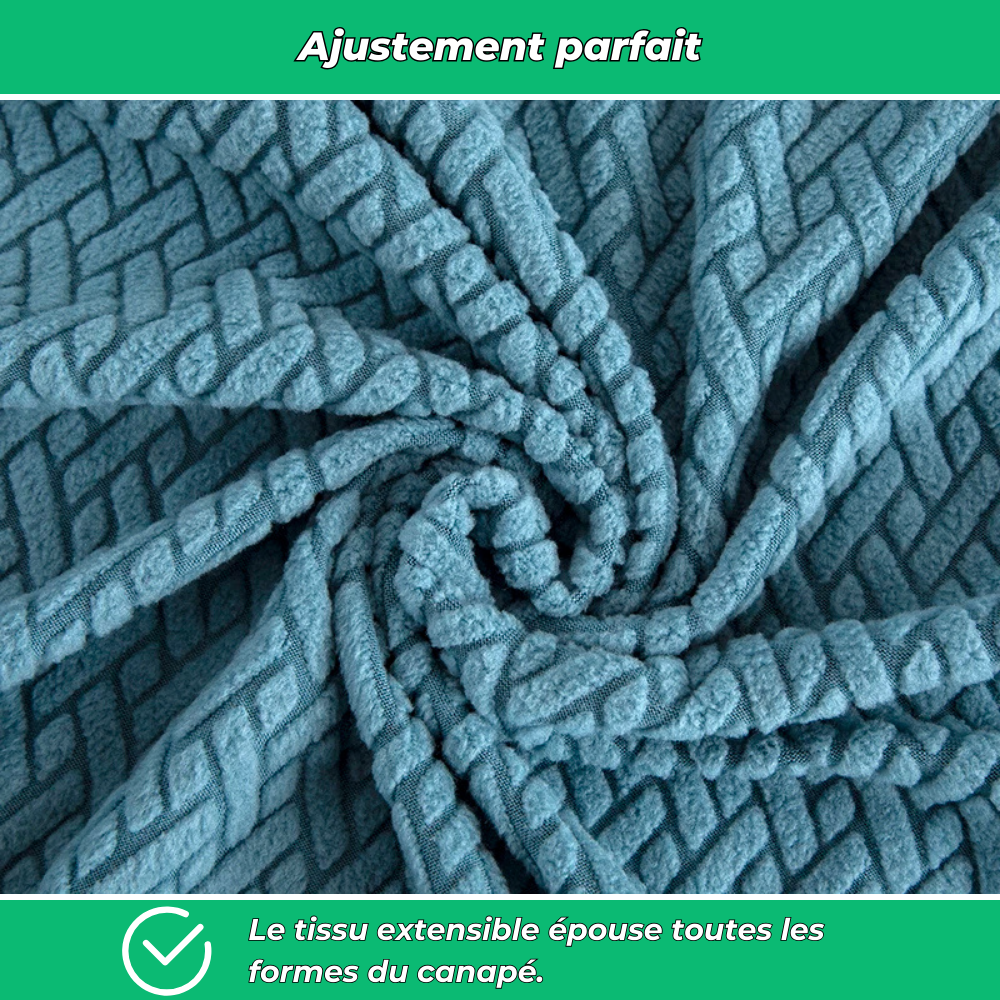 Housse canapé extensible douce – Protection confortable 1 à 4 places