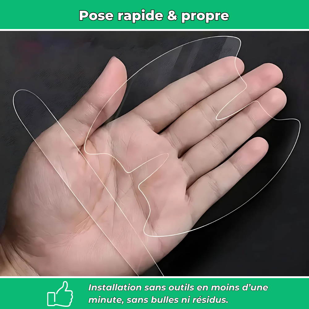 HandGrip PRO – Films protecteurs anti-rayures pour poignées de voiture (pack de 8)
