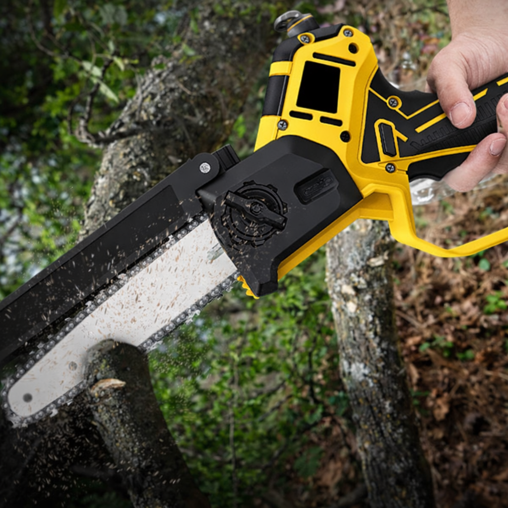 V100 PRO | Tronçonneuse Électrique Sans Fil | Coupe Rapide & Précise