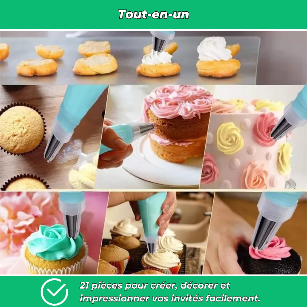 Kit complet de décoration pour gâteaux et pâtisseries