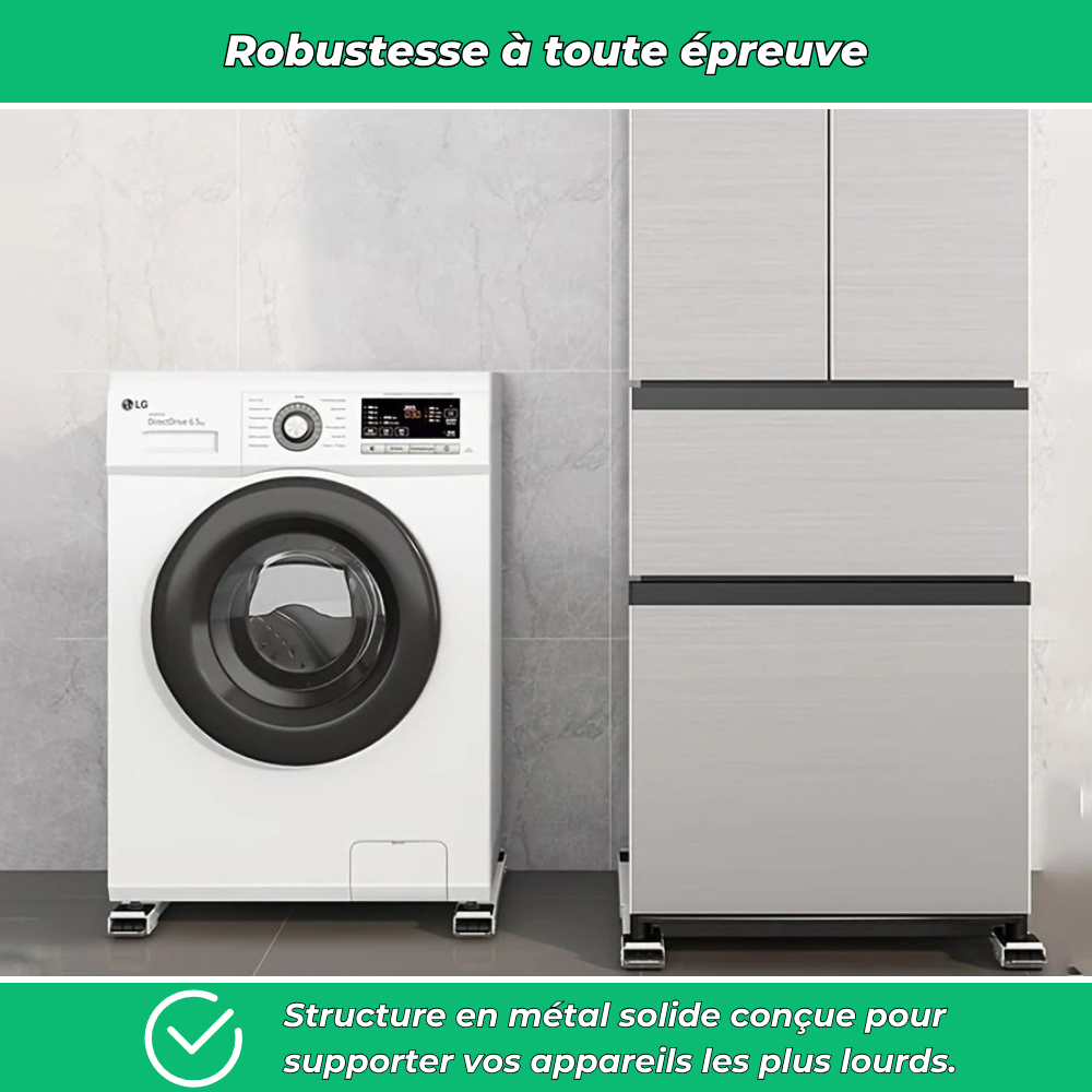 Roulettes robustes pour appareils lourds (lot de 2)