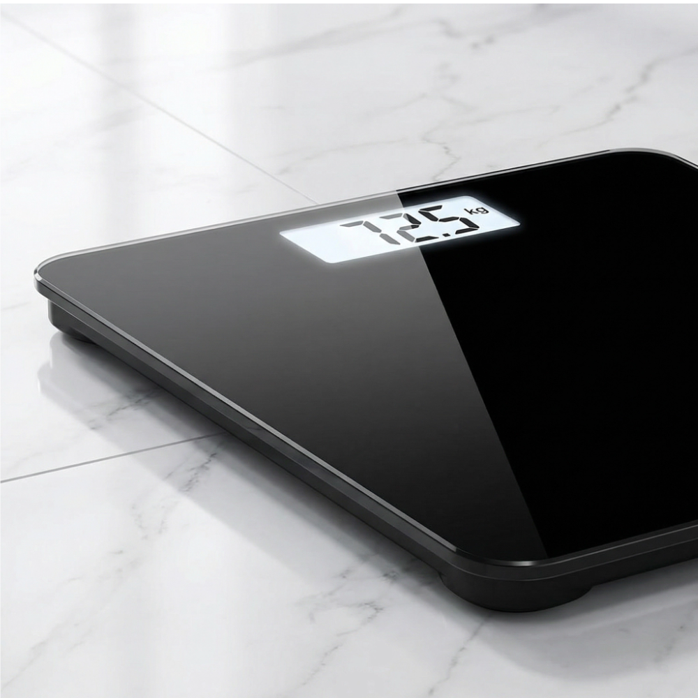 Pèse-Personne Numérique Précis LCD – Balance Corps Robuste Maison Haute Précision