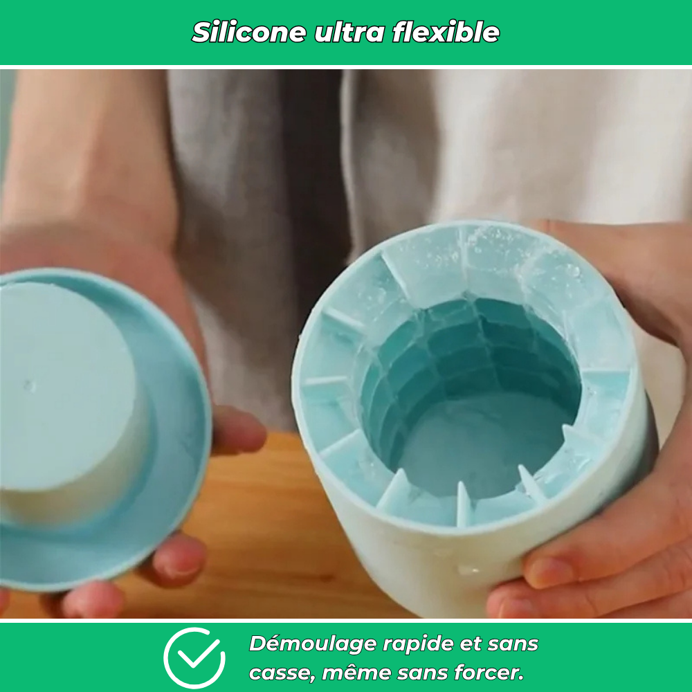 Moule à glaçons en silicone grande capacité