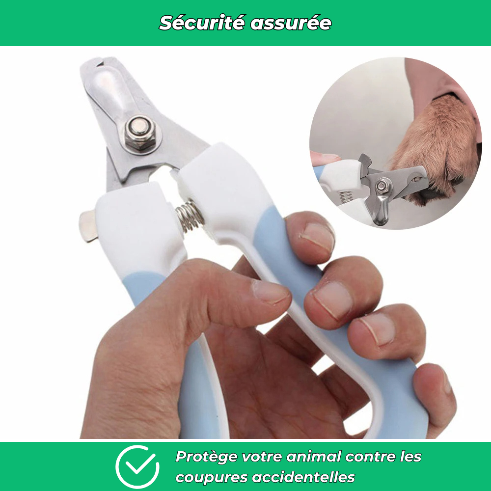 Coupe-griffes ergonomique pour chiens et chats