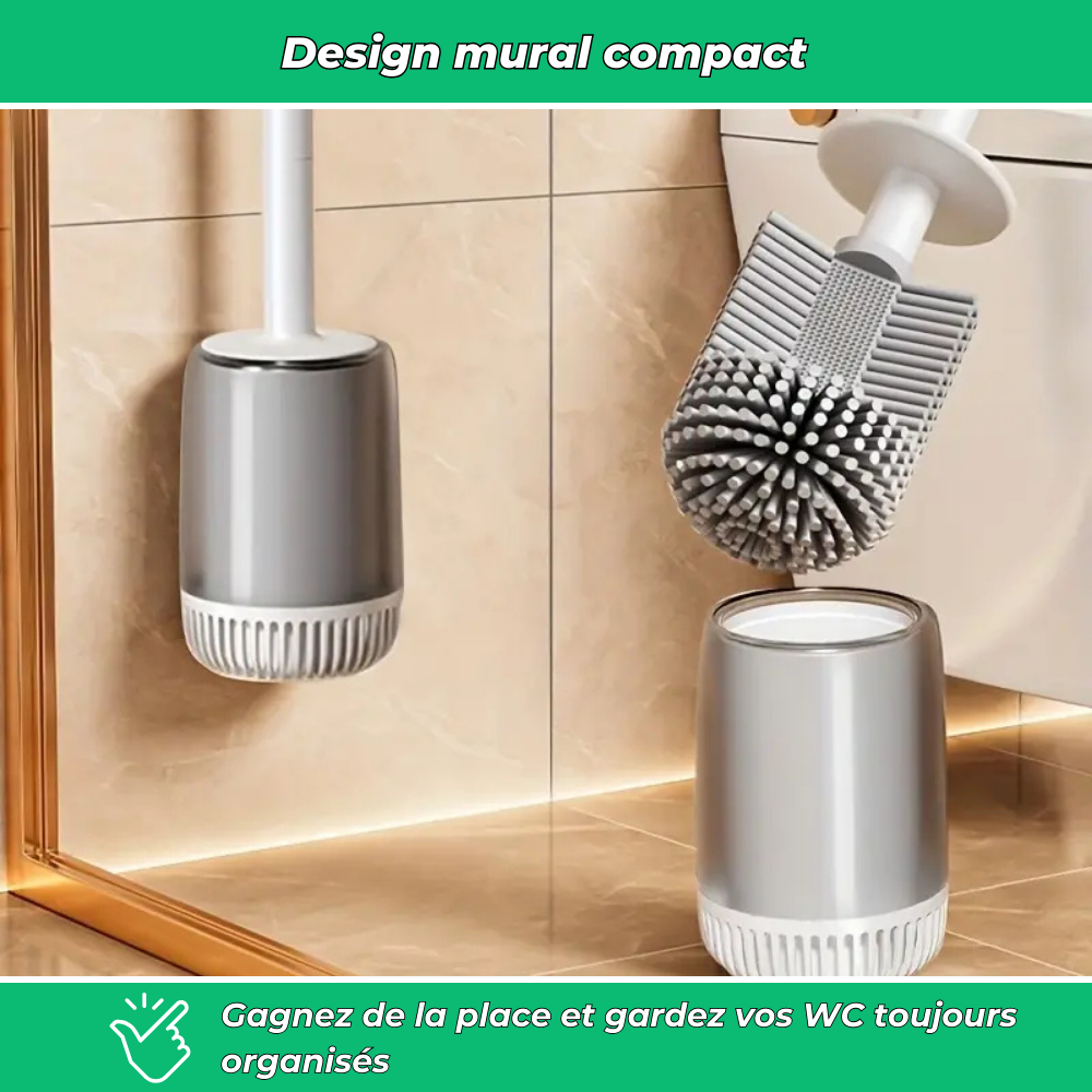 Brosse WC murale – Nettoyage pratique et durable