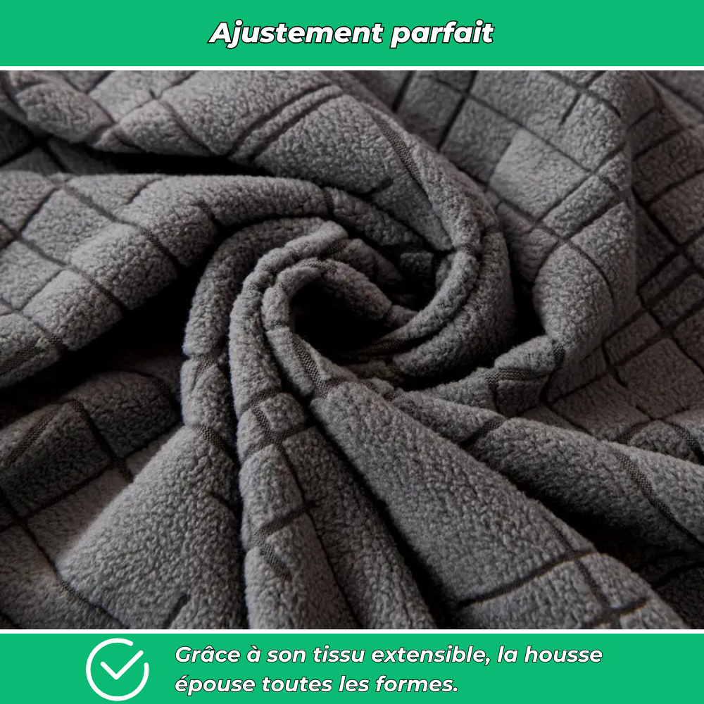 Housse canapé extensible lavable – Protection fauteuil & canapé 4 places