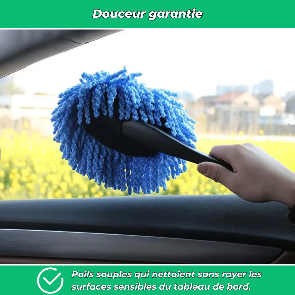 Brosse douce anti-poussière pour voiture