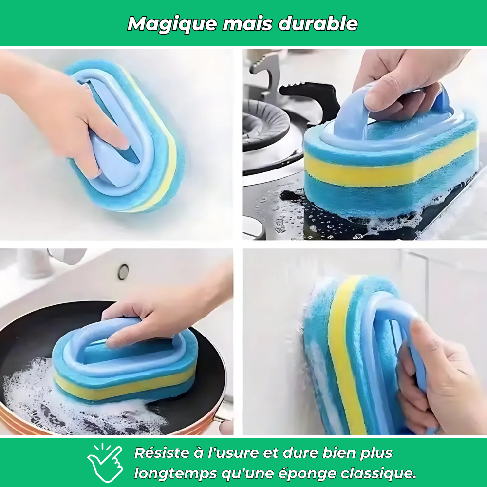 TotalClean – Éponge magique anticalcaire pour salle de bain et cuisine