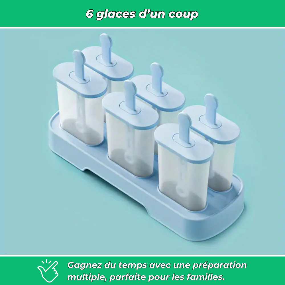 Frozzy – Moule à esquimaux en silicone pour glaces maison
