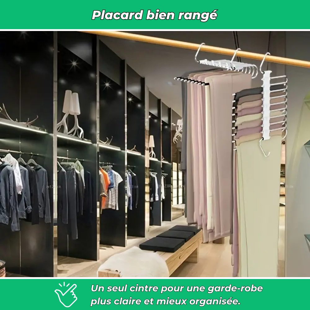 EasyFlex – Cintre gain de place 5 couches
