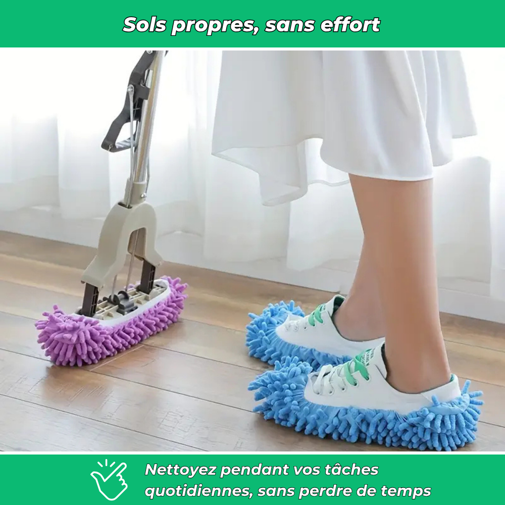 Chaussons serpillière pour un ménage sans effort