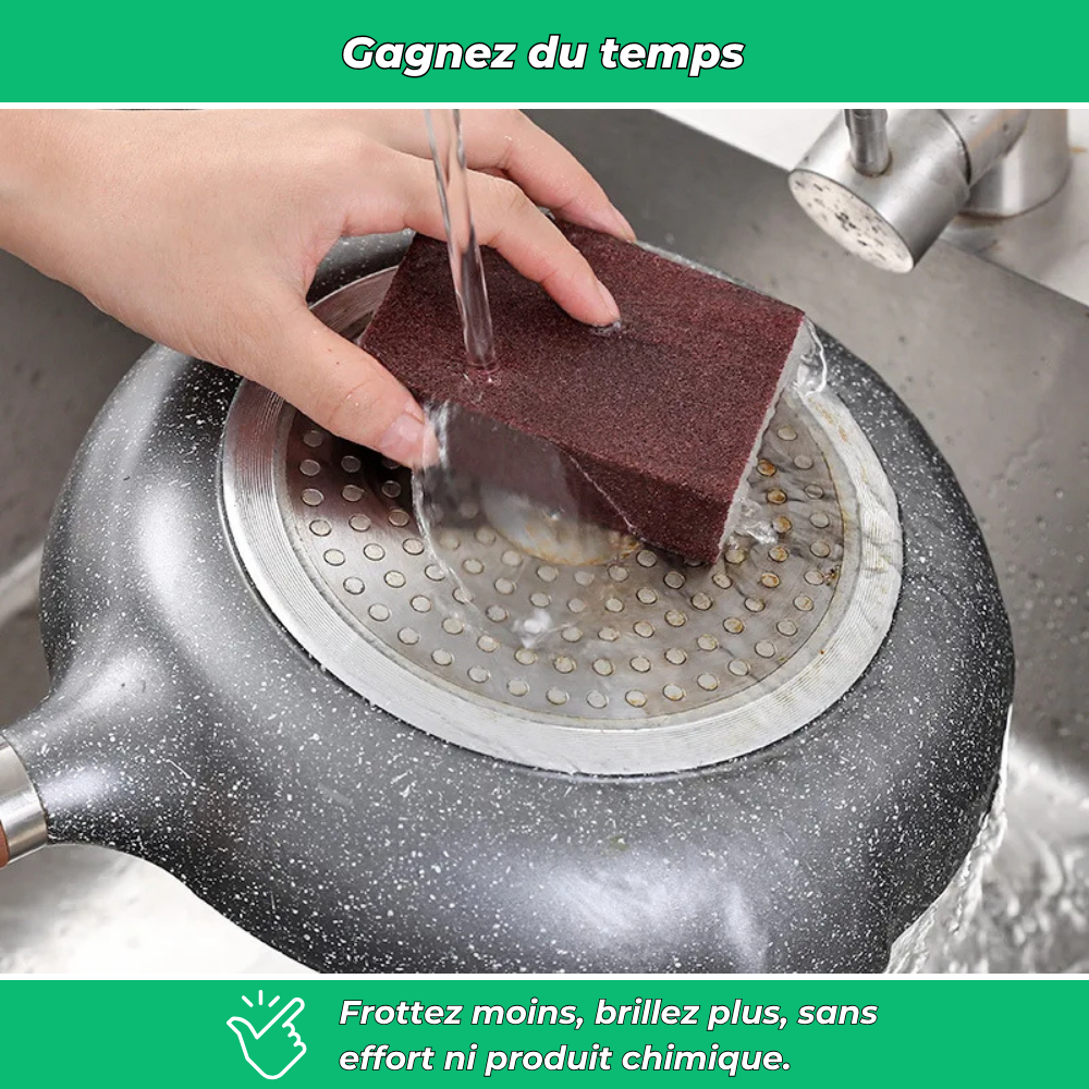 Lot de 10 éponges magiques détartrantes pour cuisine