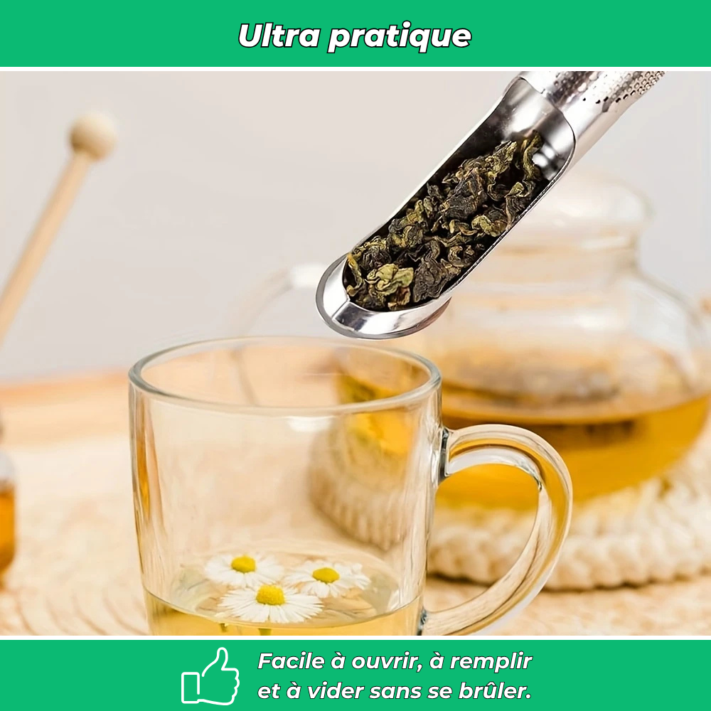 Infuzéo – Filtres à thé pratiques et élégants (pack de 2)