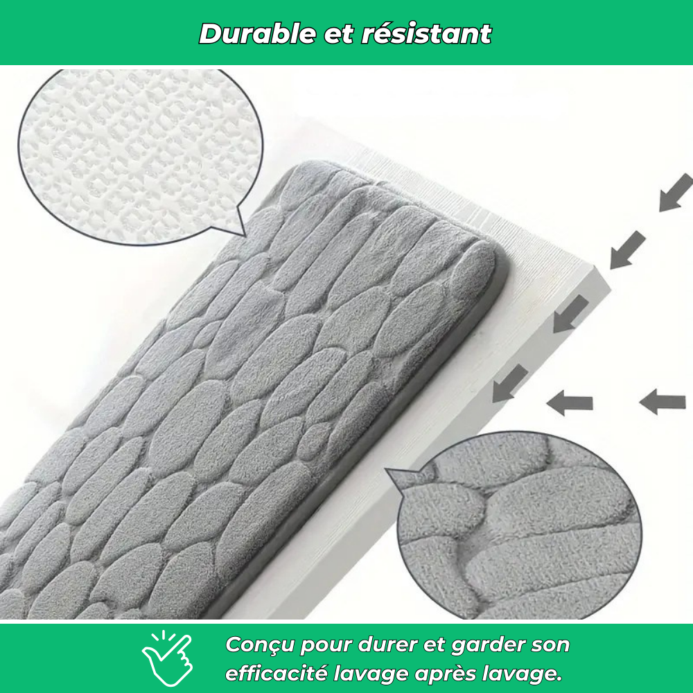 Tapis de salle de bain absorbant & confortable