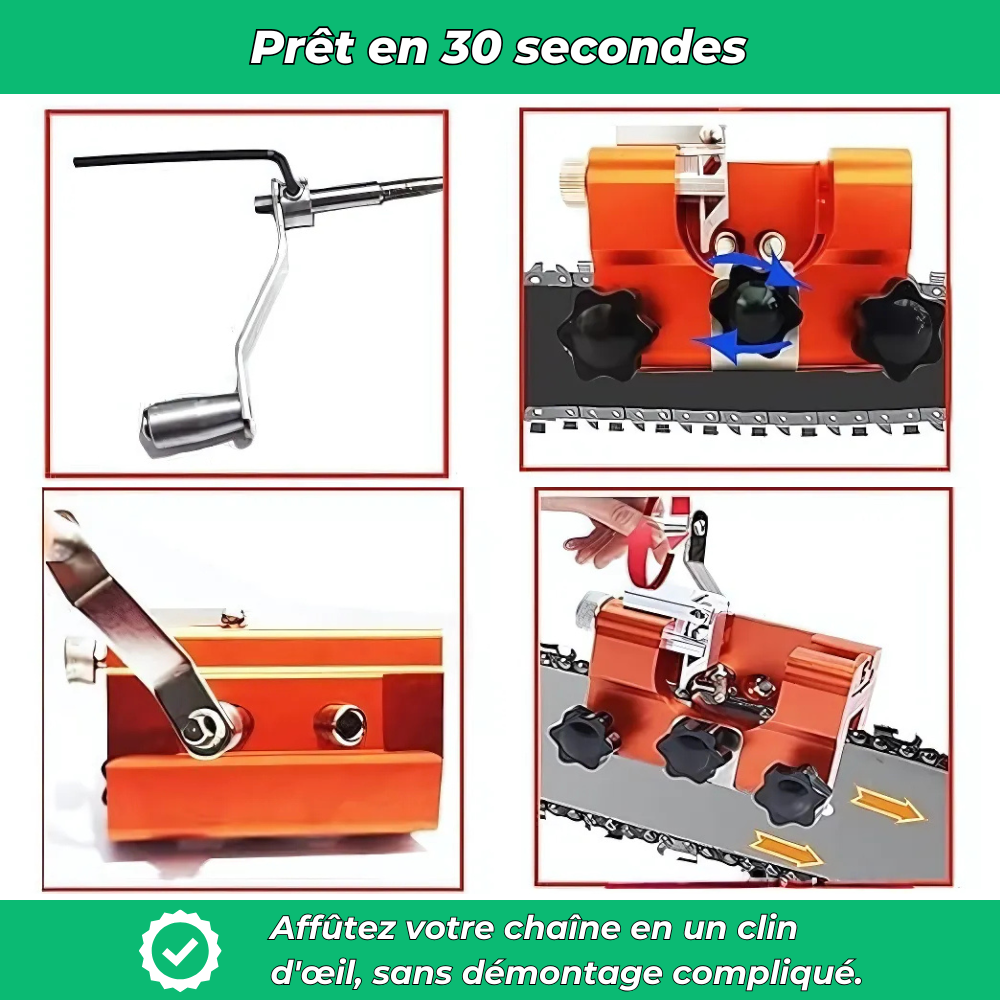 Affûteur manuel pour chaîne de tronçonneuse