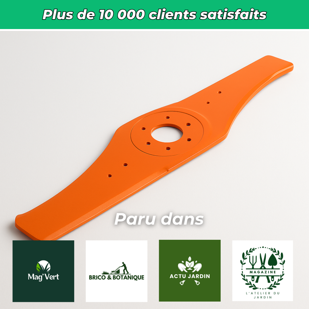 V90 PRO – Lame débroussailleuse flexible pour coupe précise