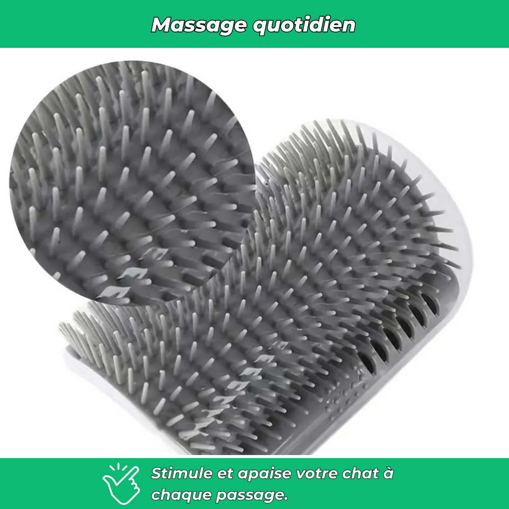 Brosse murale massante pour chat