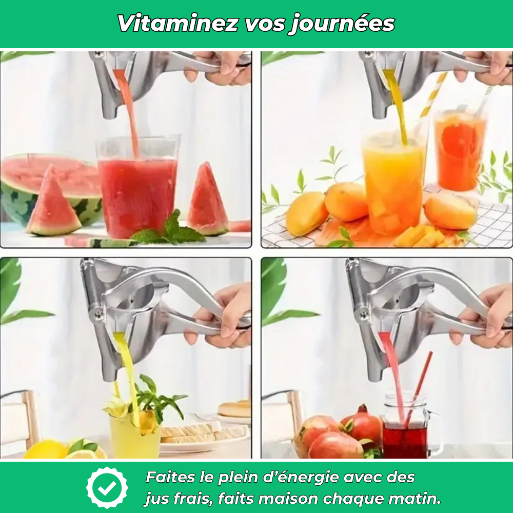Zestio – Presse-agrumes manuel 3-en-1 pour cuisine