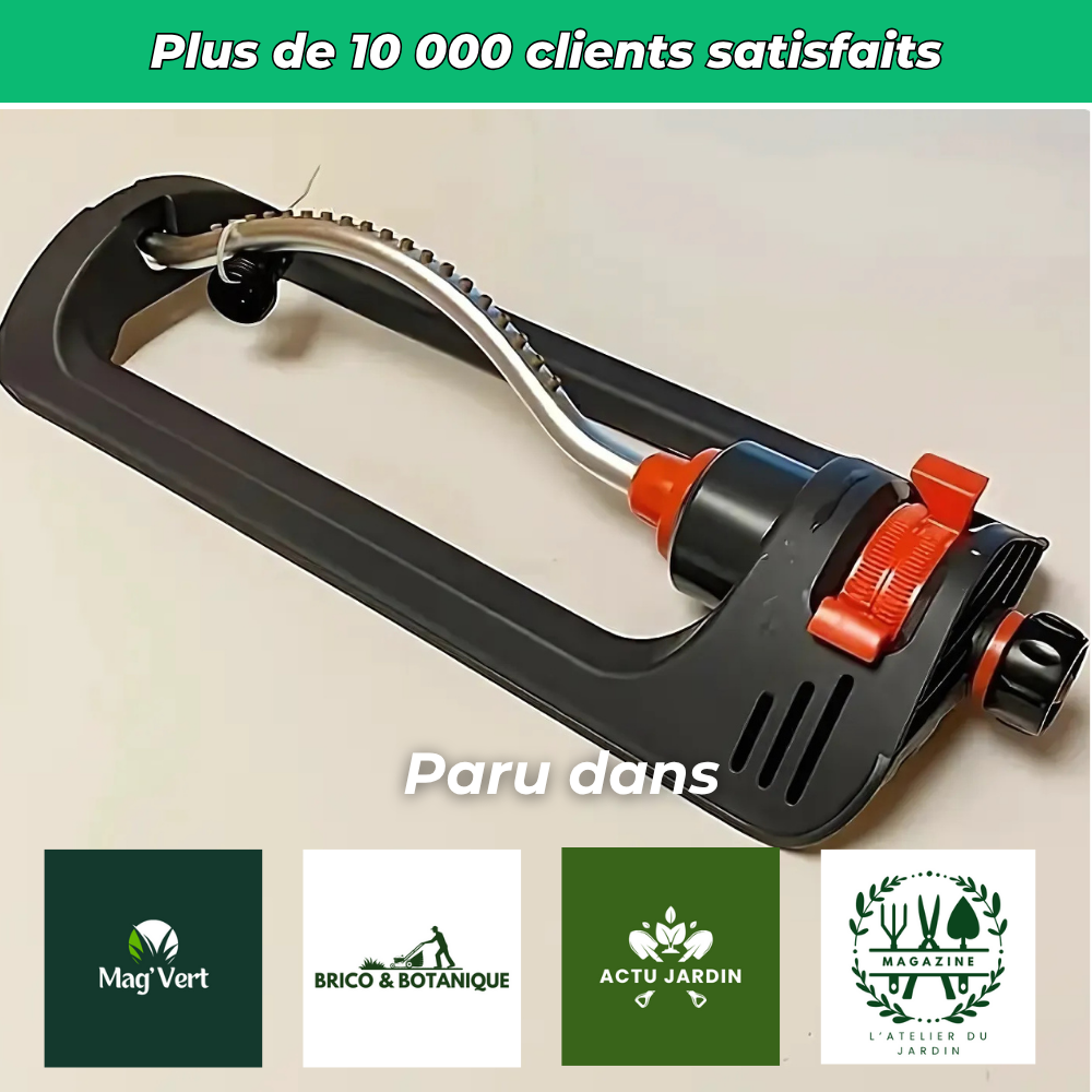 AquaSwing – Arroseur oscillant automatique à 19 jets