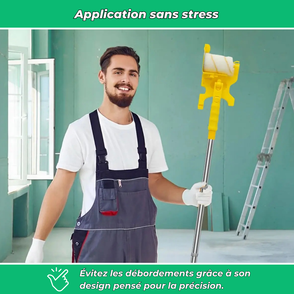 Rouleau de peinture pour finitions précises