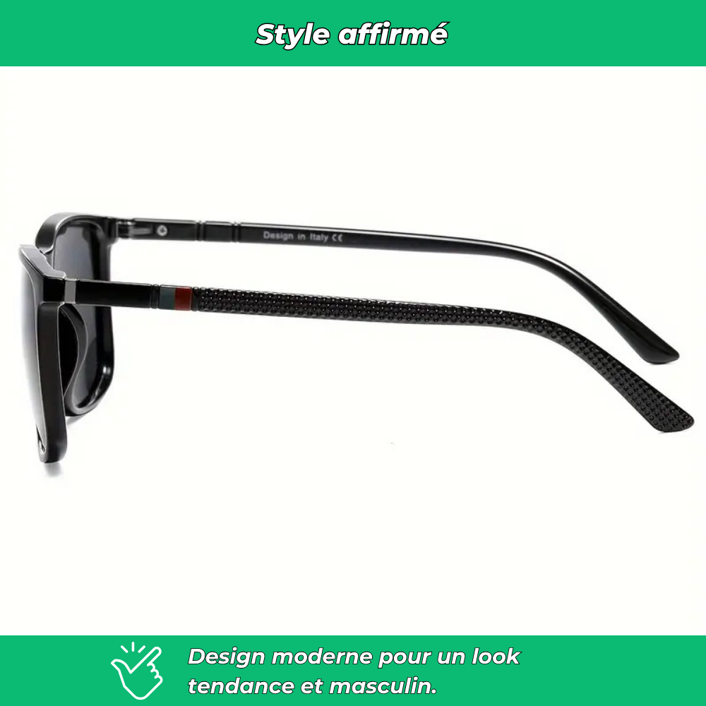 Lunettes de soleil polarisées légères pour homme