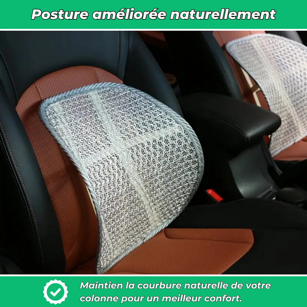 ZenBack – Coussin de soutien lombaire avec effet massage