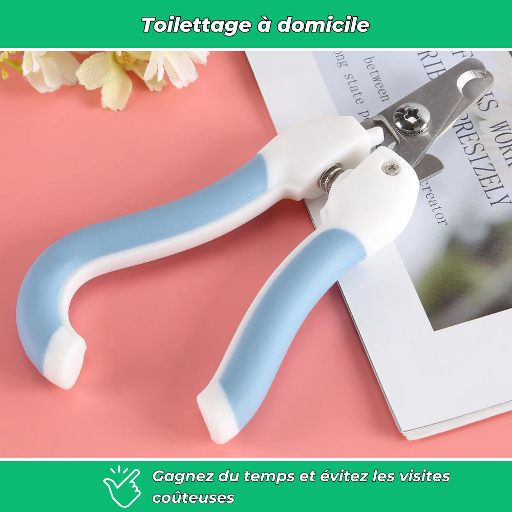 Coupe-griffes ergonomique pour chiens et chats