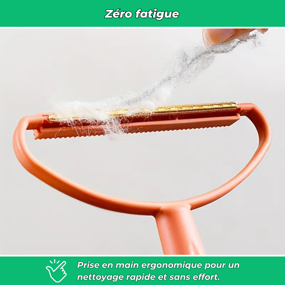 Brosse anti-poils pour canapés et tapis