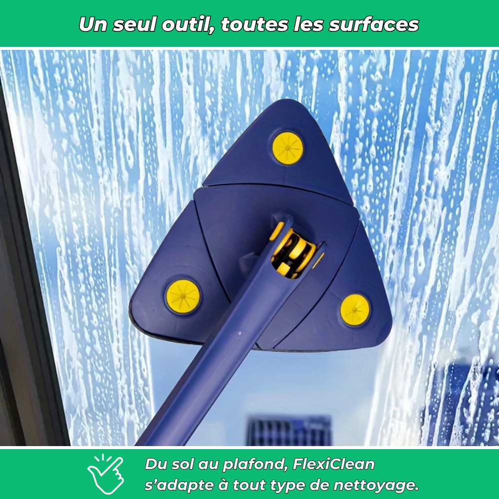 FlexiClean – Vadrouille rotative 360° avec essorage mains libres