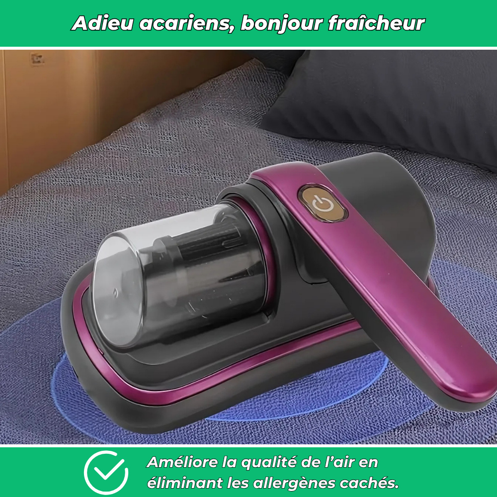 V20 PRO – Aspirateur anti-acariens avec chauffage UV 65℃ - Élimine 99% des Allergènes