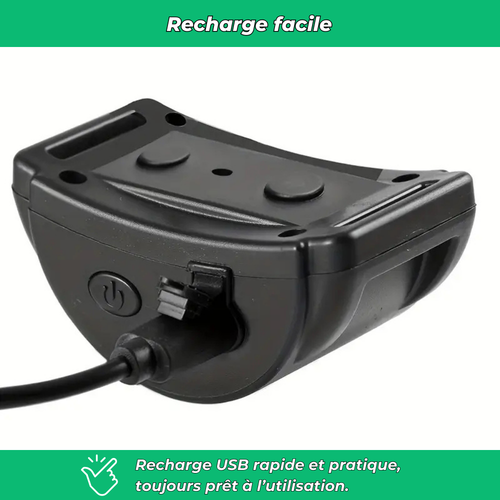 Collier anti-aboiement chien – Automatique, à vibration puissante, réglable et rechargeable USB, sans choc