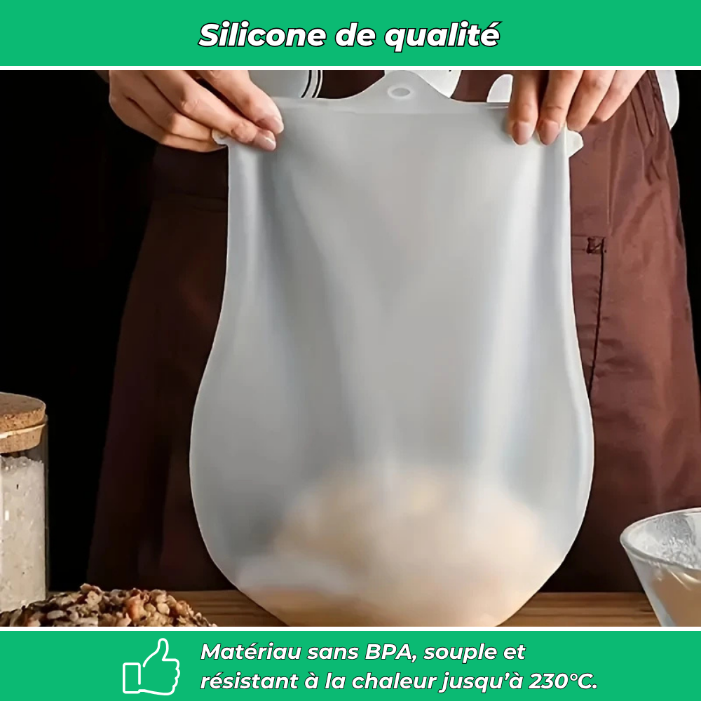 Pâti'Sac – Sac en silicone pour pétrir sans effort