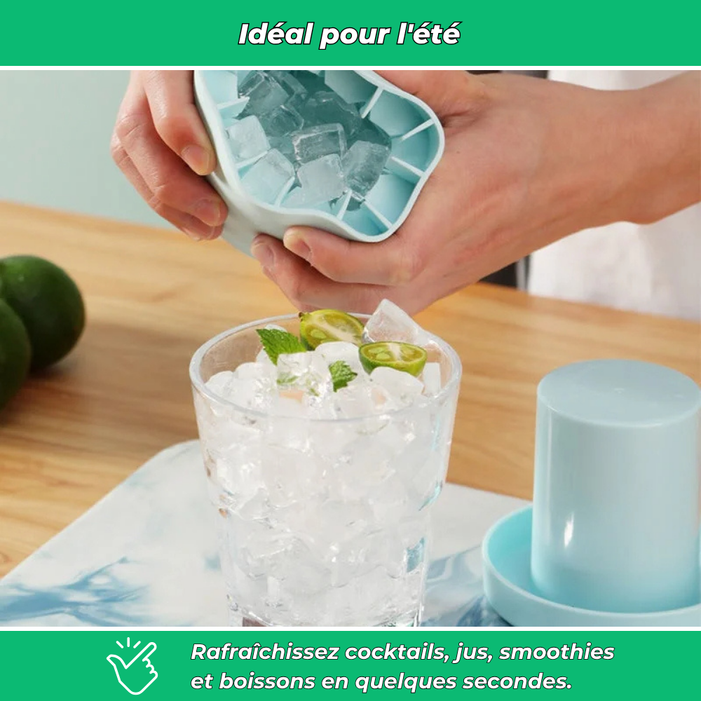 Moule à glaçons en silicone grande capacité