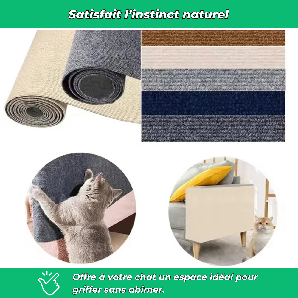 Tapis à gratter auto-adhésif pour protéger murs et meubles