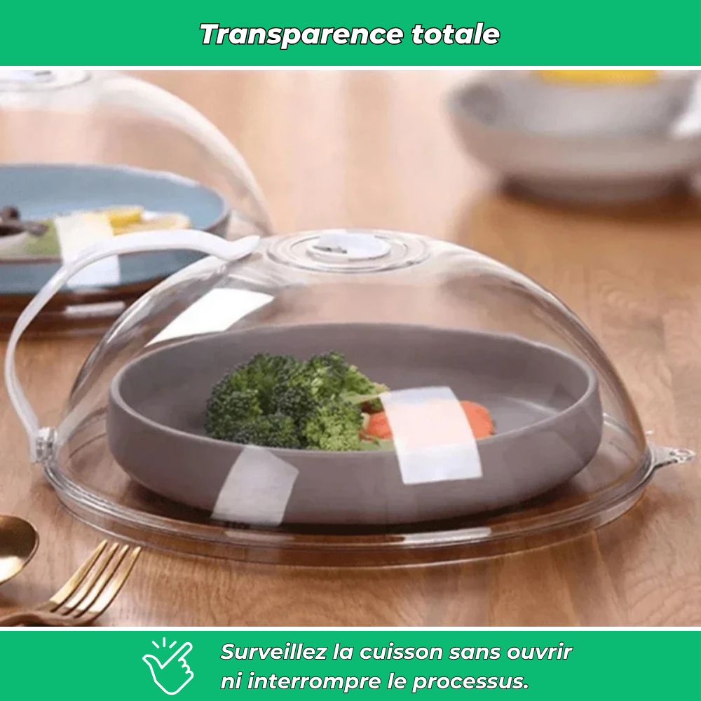 Cloche anti-éclaboussures pour micro-ondes