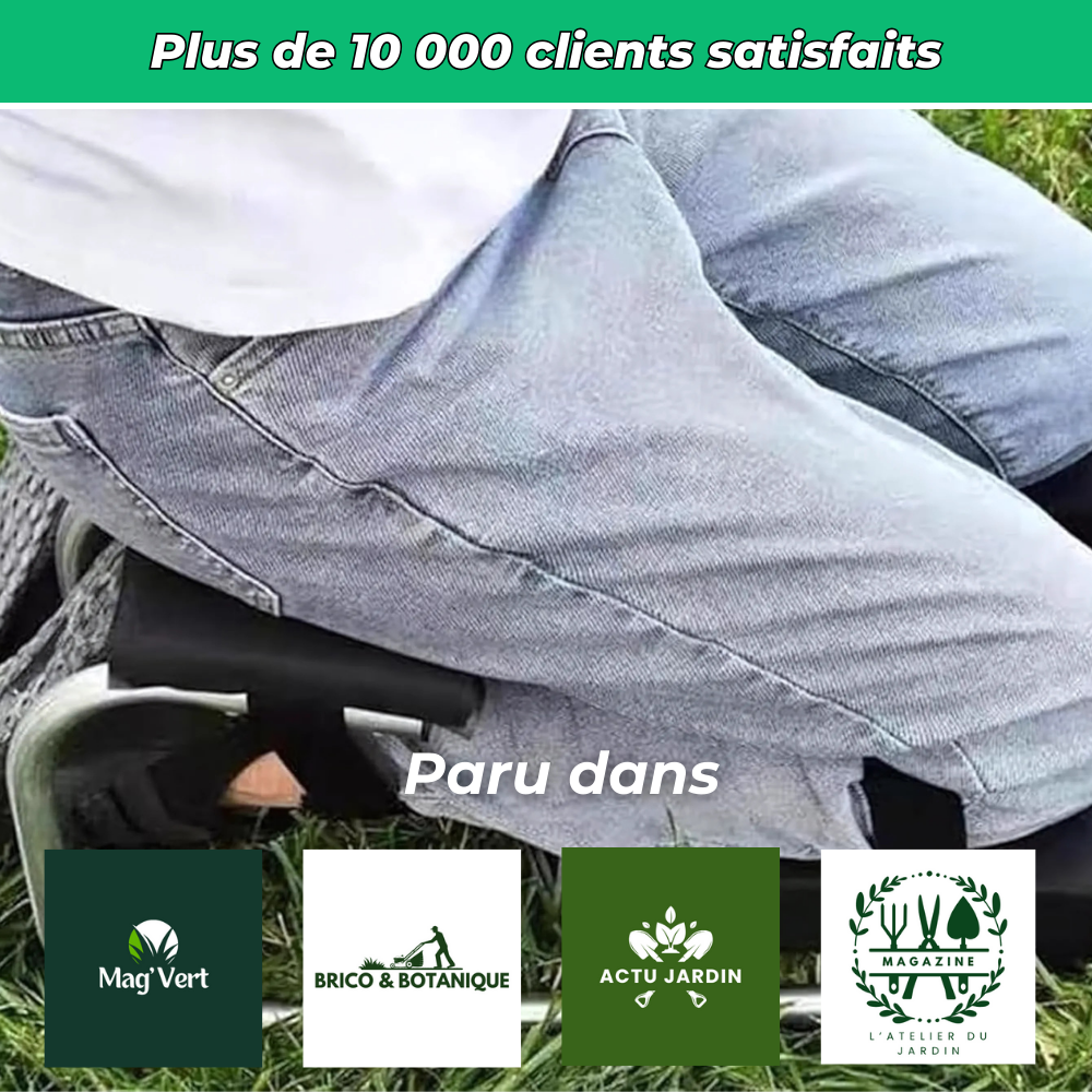 Agenouillère ergonomique pour bricolage et jardinage