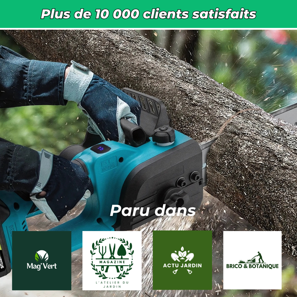 V60 PRO – Tronçonneuse électrique sans fil puissante et compacte