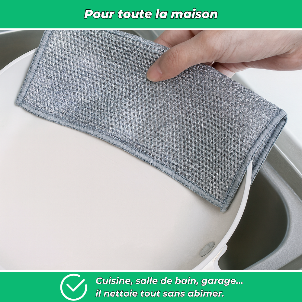 Cleaninox – Chiffons récurants inox puissants et durables