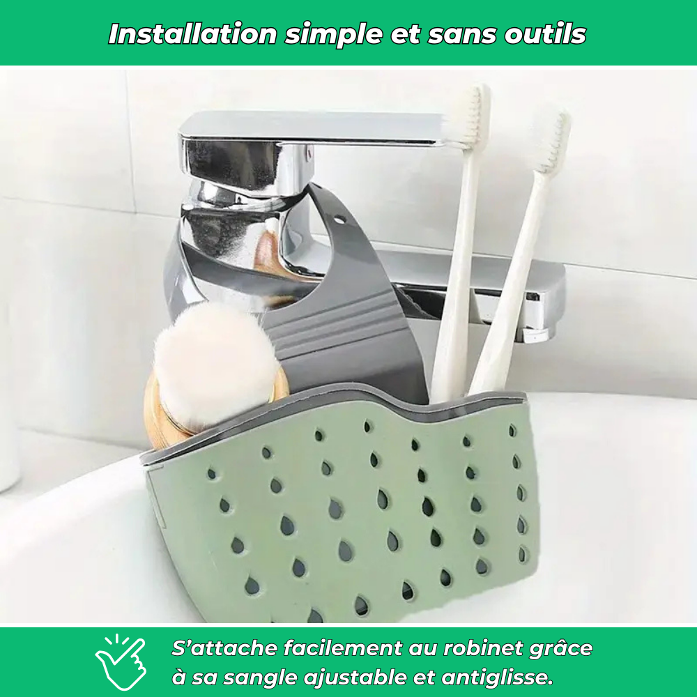 Clip’Évier – Panier suspendu pratique et réglable