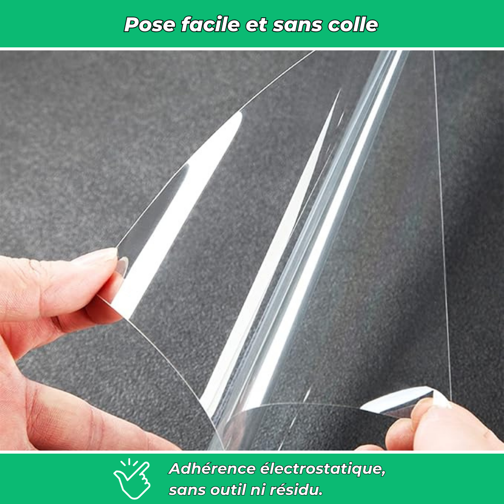 ClariFilm – Protection murale transparente et réutilisable