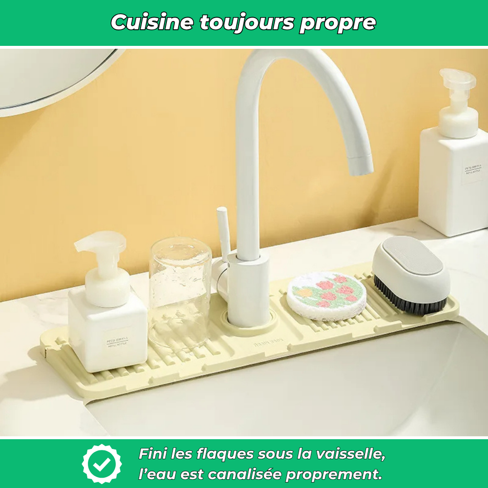Tapis égouttoir pliable en silicone anti-chaud