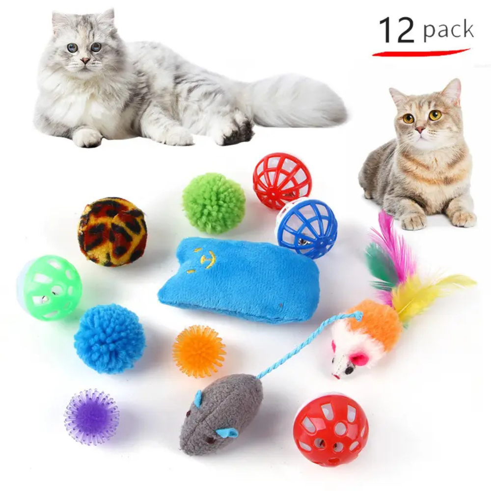 Lot de jouets interactifs pour chat