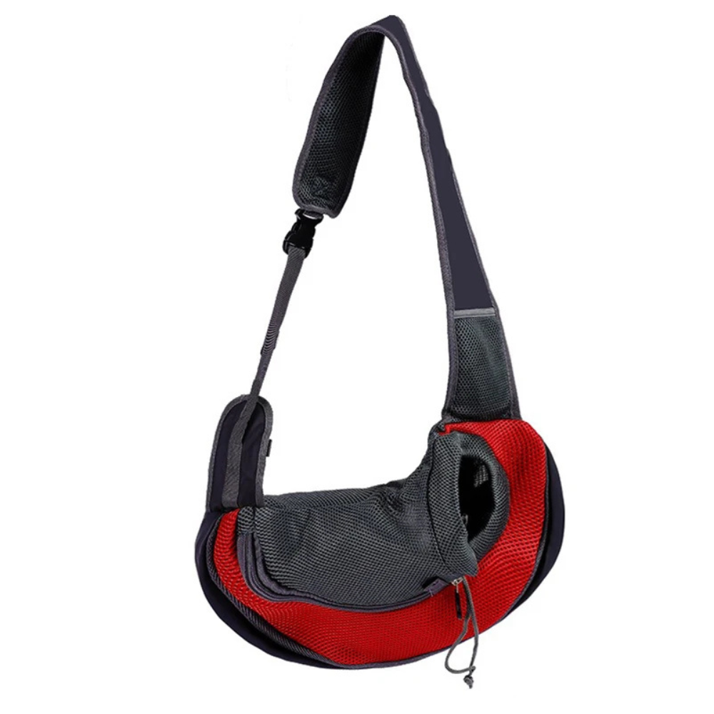 Sac bandoulière de transport pour petits animaux – Confort et sécurité en balade